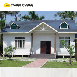 Casa prefabricada de acero ligero para <span class=keywords><strong>playa</strong></span>, casa prefabricada con estructura de acero, jardín Cebu filipino, Villa de verano - Product Image 2