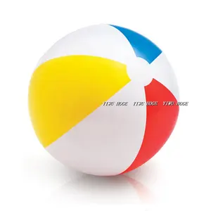 Wholesale 16inch inflatable logo custom beach ball pvc toy ball for promotion