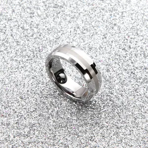 Pernikahan cincin emas-pria stainless steel titanium tungsten cincin