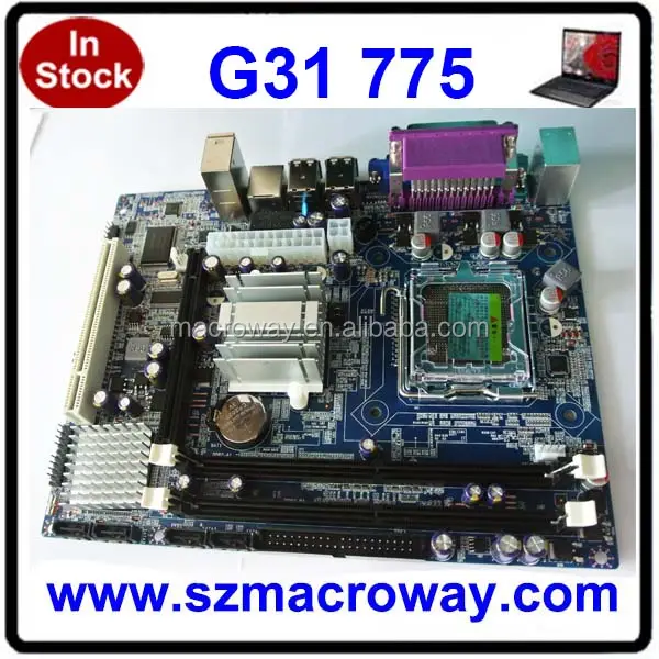 인텔 g31 마더 보드 775 소켓 DDR2 제조