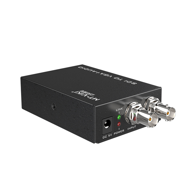 SDI VGA 1080P Audio Video Synchronous Broadcast Level SDI to VGA +Audio Converter
