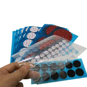 Round double sided tape clear white black strong adhesive waterproof for masking ls support oem