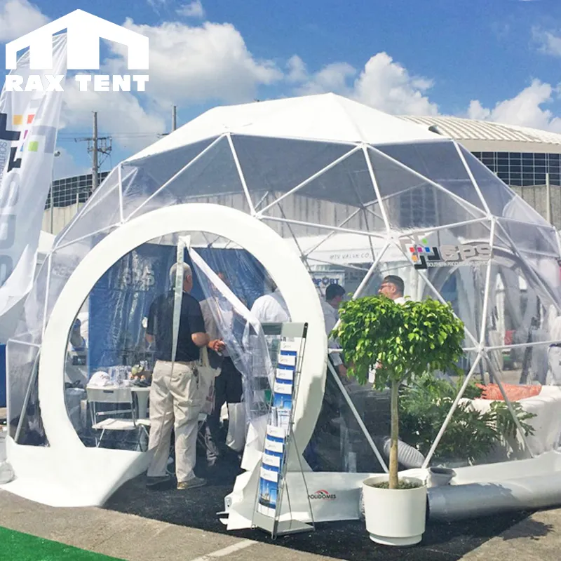 Tenda Kubah Bening Geodesic Tenda Kubah Rumah Kaca Kubah Luar Ruangan Tenda Acara Pameran Tenda Diskon Besar