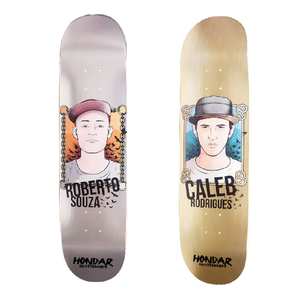 Tablas de Skateboard Hondar Professional de Arce Canadiense - Piezas de Skateboard de Arce Canadiense de 7 Capas, Ejes de Aluminio de 5.25 Pulgadas, PU de Alto Rebote de 52 mm - Product Image 2