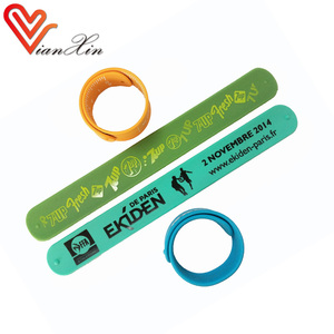 Estilo diferente pulsera bofetada para mejor pulsera de reloj colorido plástico personalizar USB bofetada pulsera - Product Image 3