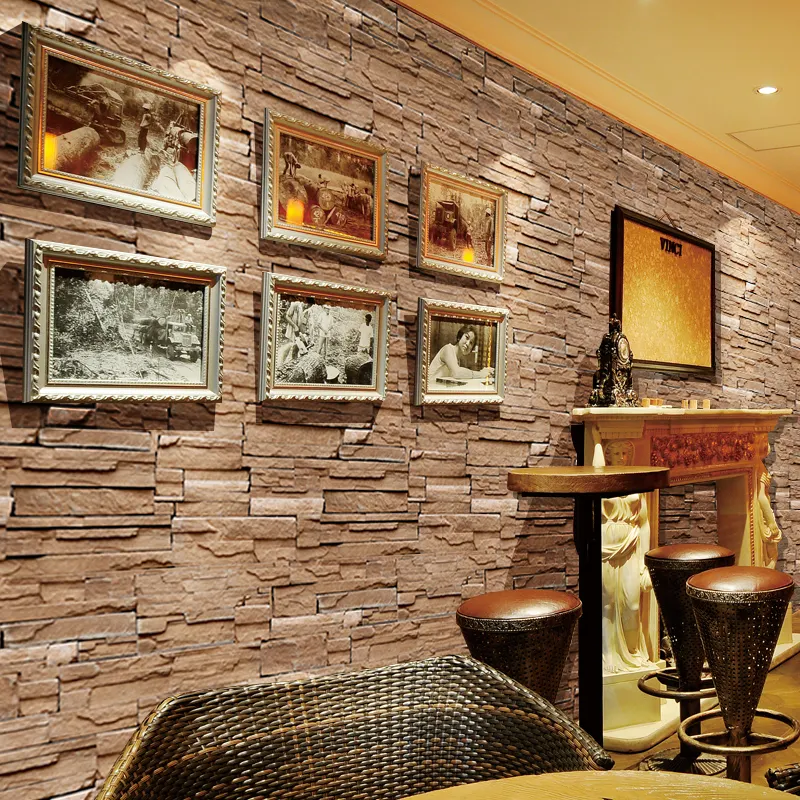 Yiyao papel de parede de tijolo autoadesivo de alto nível, decoração da cozinha