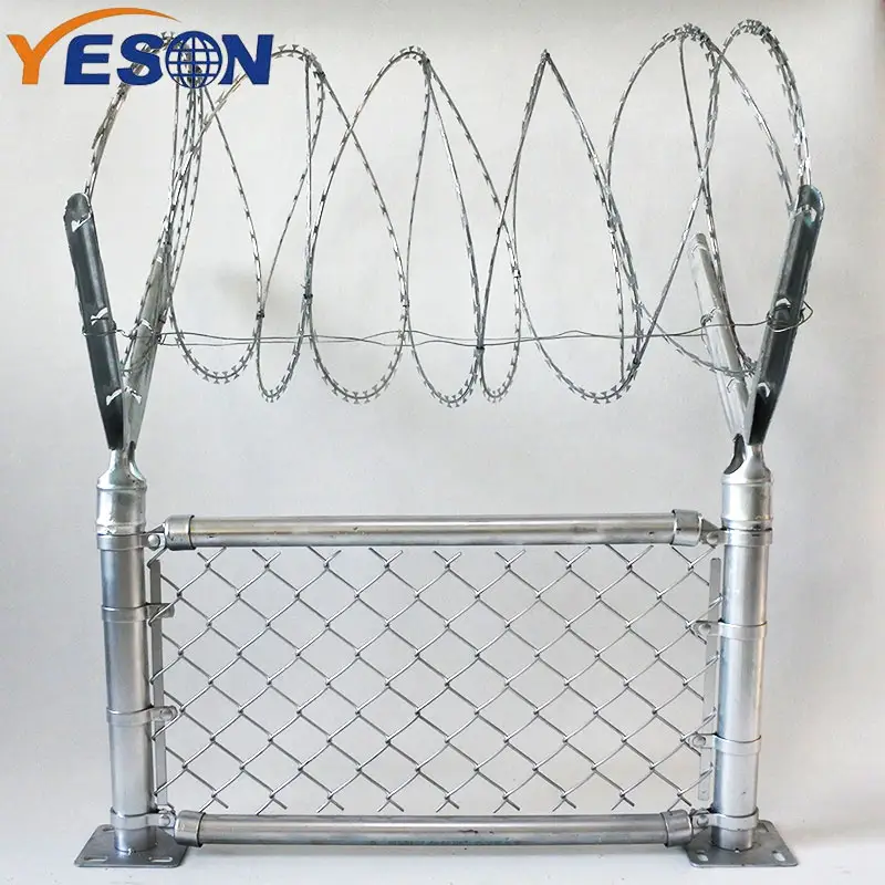 Plastic Low Price Cyclone Fence Pvc Coated Welded Wire Mesh Philippine Sri Lanka 4x4 1x1 Chain LINK Fence Low Carbon Steel Wire