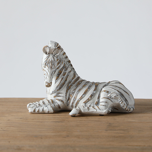 Sinh Thái Thân Thiện Ngựa Mộc Tượng Nhỏ Ngựa Vằn Động Vật Điêu Khắc Trang Trí Nội Thất - Product Image 3