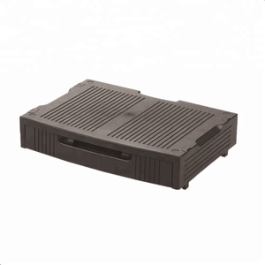 Kantoor Plastic Ergonomische Ontwerp Monitor Stand Met 2 Laden - Product Image 2