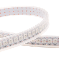 Bande lumineuse LED programmable RGB WS2812 WS2812B IP65 5 mm découpable et adressable pour éclairage décoratif
