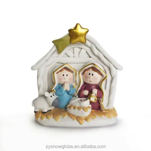 Fashionable style cartoon religious resin decorations furnishing articles