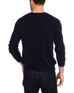 Maglione Pullover da <span class=keywords><strong>Uomo</strong></span> in Cashmere 100% con <span class=keywords><strong>Scollo</strong></span> a <span class=keywords><strong>V</strong></span>, Tinta Unita, Super Morbido - Product Image 4