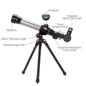 <span class=keywords><strong>Telescopio</strong></span> per Bambini C2105 per Principianti con Bussola e Tre <span class=keywords><strong>Oculari</strong></span> a Diverse Ingrandimenti - Product Image 4