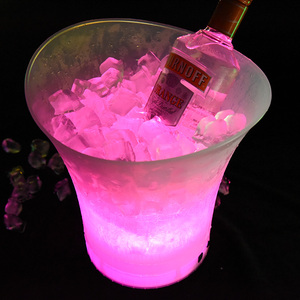 プラスチックウイスキーLedライト氷バケツ - Product Image 4