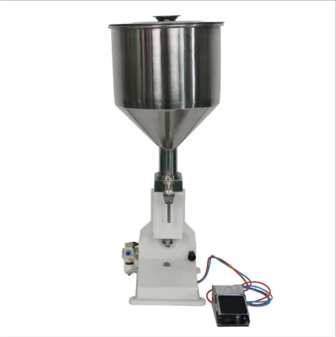 JYD A02 Automatic High Accuracy3-50ml Pneumatic Tomato Cream Paste Lotion Filling Filler Machine/Cupcake Cream Filling Machine