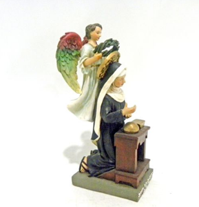 Polyresin La Suora e di Angelo Saint Statue di Saint <span class=keywords><strong>Rita</strong></span> di Cascia -Santa <span class=keywords><strong>Rita</strong></span> <span class=keywords><strong>Da</strong></span> Cascia - Product Image 3