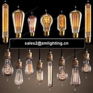 Лампа накаливания ST64 ST58 T30 T45 G80 G95 G125 E26 E27 25 Вт 40 Вт 60 Вт - Product Image 1