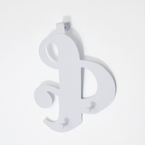 Modern design red square shaped overdoor hanger with 5 <b>hooks</b> - Product Image 3