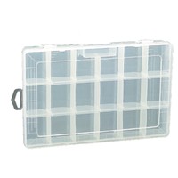 Boîte de rangement en plastique transparente, étanche, pour petites pièces de quincaillerie