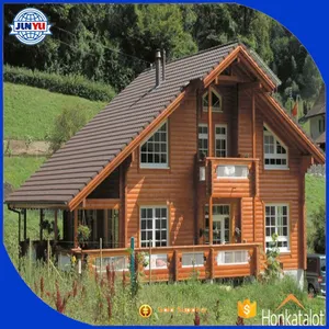 Harga Rumah Kayu Terbaik/Harga Rumah Prefab/Kit Kabin Log Kayu