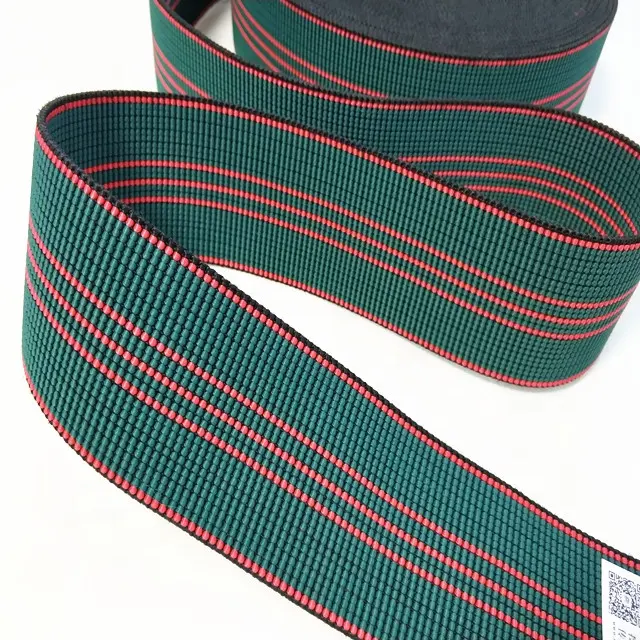 Factory supply wholesale elastic belt/elastic sofa webbing