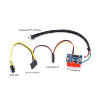 Fuente de Alimentación RGeek DC 12V 20 pines 90W Mini ITX ATX para PC, Módulo de Fuente de Alimentación Externa ATX PICO