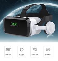 Lunettes de réalité virtuelle Shinecon IMAX 3D avec écouteurs sans fil