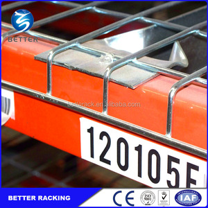 Gudang Penyimpanan Rak Pallet Tugas Berat <span class=keywords><strong>Wire</strong></span> Mesh Decking - Product Image 5