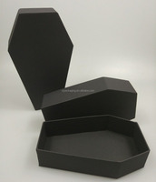 Boîte à bijoux en carton noir gothique personnalisée à faible MOQ, boîte à argent, boîte cadeau, boîte à collations avec revêtement UV, gaufrage, cadre photo