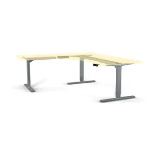 Hot Sale L-förmiger Office Executive Desk Dual Motor Intelligent gestalteter höhen verstellbarer Schreibtisch