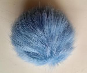 6 ซม. ขนาดลูกกระต่ายกระต่ายเสื้อผ้าอุปกรณ์เสริม fur pom poms กระต่ายขนสัตว์ pompons