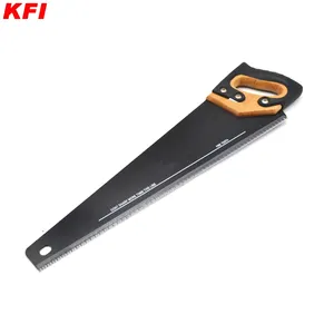 Black color high quality 65 carbon steel hand saw for cutting trees