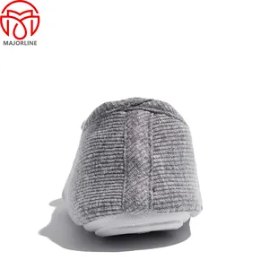 OEM Logo personnalisé intérieur maison pantoufles unisexes TPR semelle extérieure en caoutchouc hiver maison pantoufle plate <span class=keywords><strong>ballerine</strong></span> pantoufles en peluche pour les femmes - Product Image 5