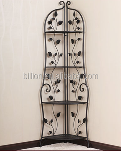 Precio barato ornamentales de hierro forjado ángulo estante - Product Image 1