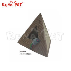 La fábrica al por mayor proporciona directamente el árbol de madera del gato del poste que rasguña - Product Image 1