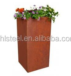 Jardinières en <span class=keywords><strong>acier</strong></span> corten résistant aux intempéries / Pot de fleurs de jardin en <span class=keywords><strong>acier</strong></span> rouillé Jardinières de jardin en corten à vendre - Product Image 6
