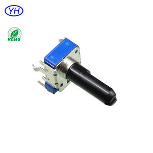 Buena calidad OEM 11mm 6 pines a503 10K con potenciómetro vertical de eje aislado - Product Image 3