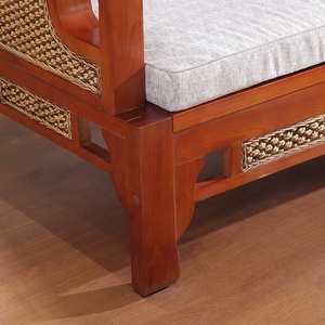 Derniers modèles de canapés en bois de canne pour salon - Product Image 5