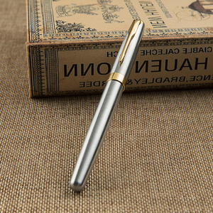 Nuovo cappello superiore di lusso con penna <span class=keywords><strong>Biro</strong></span> a buon mercato logo design Fat Barrel Pen nero - Product Image 6