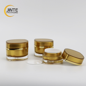 <span class=keywords><strong>2018</strong></span> nuevos productos 15G 20G 30g 50g oro acrílico vacío crema cosmética jar - Product Image 1