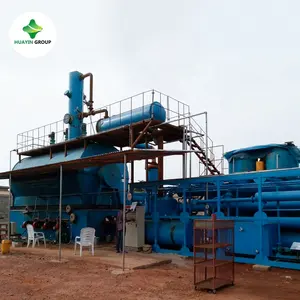 Environmental Waste motor oil / pyrolysis oil processing distillation unit