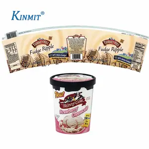 Kinmit 定制防水冰淇淋标签低温冷冻食品标签