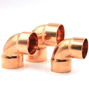 エルボ接続90度銅配管湾曲溶接パイプ継手 - Product Image 2