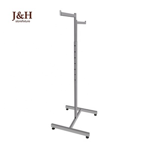 옷 상점 <span class=keywords><strong>2</strong></span> 방법 금속 부대 선반 거는 옷 진열대 대 소매 의류 선반