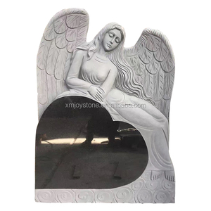 G654 gris granito Ángel alas en forma <span class=keywords><strong>de</strong></span> corazón lápida, <span class=keywords><strong>tumba</strong></span> <span class=keywords><strong>de</strong></span> granito - Product Image 1