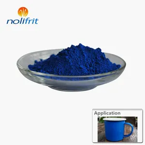 High temperature resistant cobalt blue powder color pigment coating