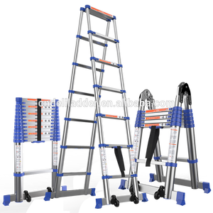 3.1m + 3.1m 양면 다용도 텔레스코픽 알루미늄 사다리 (6.2m 단일 스트레이트 높이) - Product Image 5