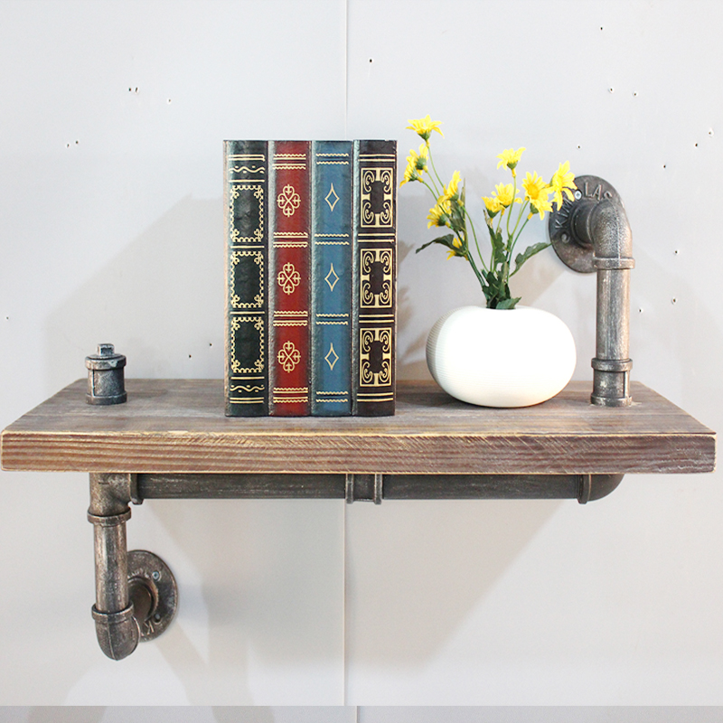 Современная винтажная промышленная мебель «сделай сам», железная трубка, книжная полка