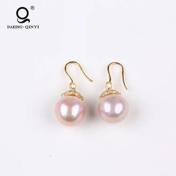 925 Sterling Silver Jewelry Pearl Earrings For Women Valentine's Day gift Fashion Jewellery