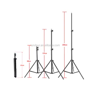 2*2 m Réglable Support de Fond Stand Pro Photo Toile De Fond Traverse Kits Studio avec trépied